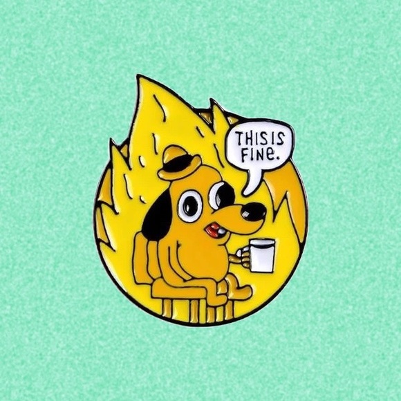This Is Fine Enamel Pin Set - Picture 3 of 8